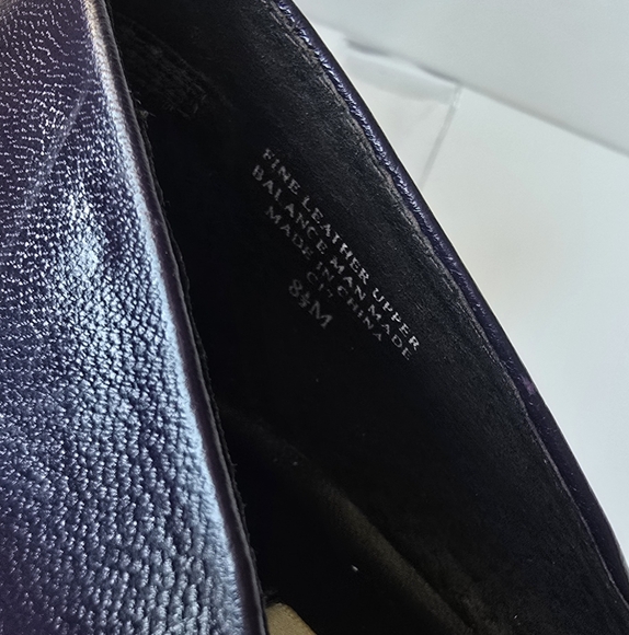 Ann Marino d'Orsay Plum Heels Square Toe Woven Strap Pumps Vintage Sz. 8.5 - Picture 9 of 11